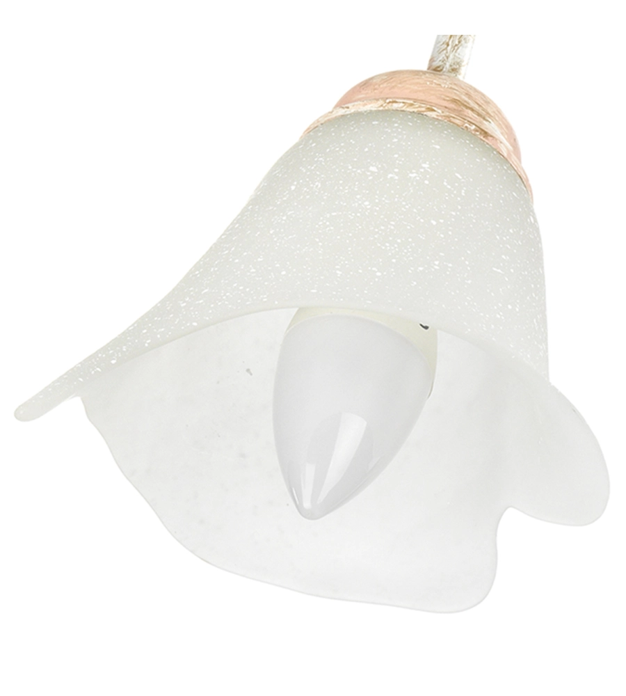 APPLIQUE 1 LUCE ONLI "WILMA" BIANCO E14